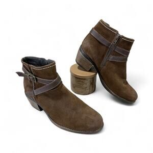 BOS. & CO. By Fly London Women’s Sz 41 EU/10 US Greenville Leather Ankle Boots